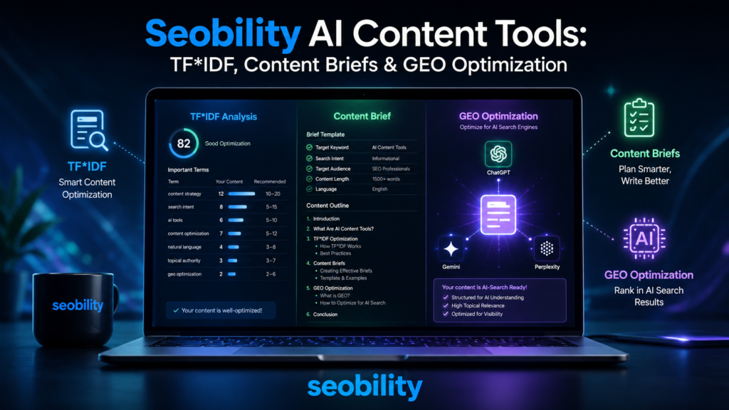 Seobility content tools 2026 - AI Shortcut LAB blog featured image